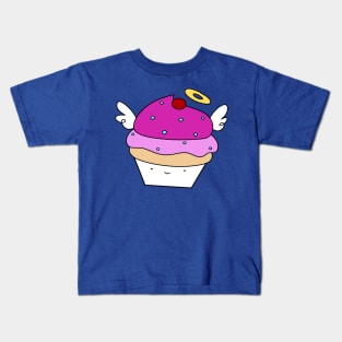 Pink Angel Cupcake Kids T-Shirt